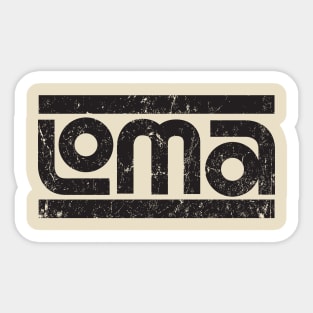 LOMA Records Sticker